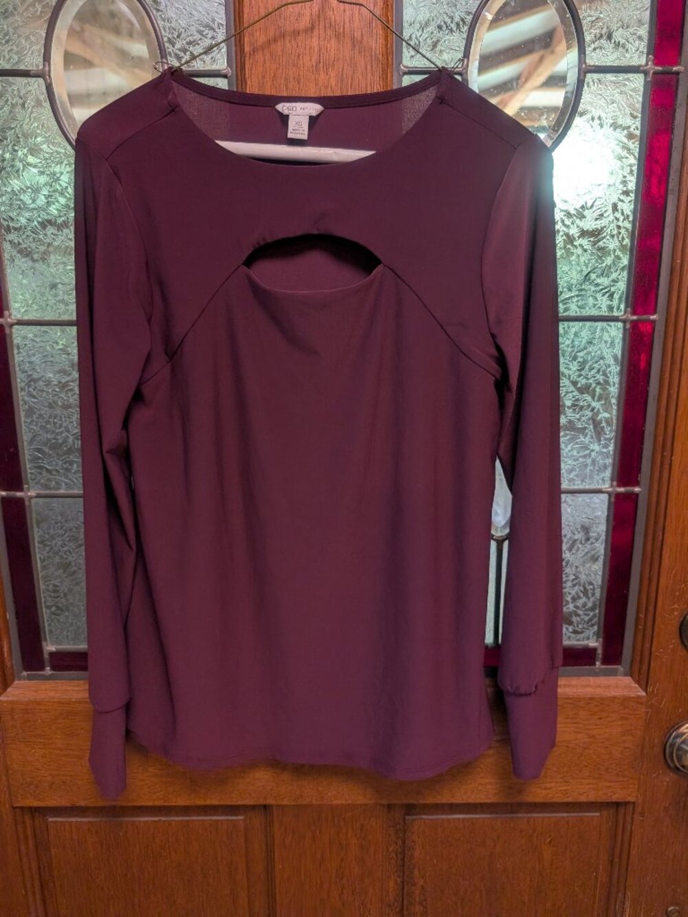Womens long sleeve top, size XSmall